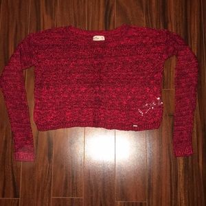 Hollister cropped sweater